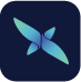 icon dark blue background